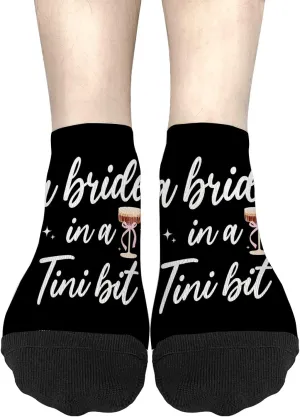A Bride In A Tiny Bit Bride Low Cut Socks For Woman