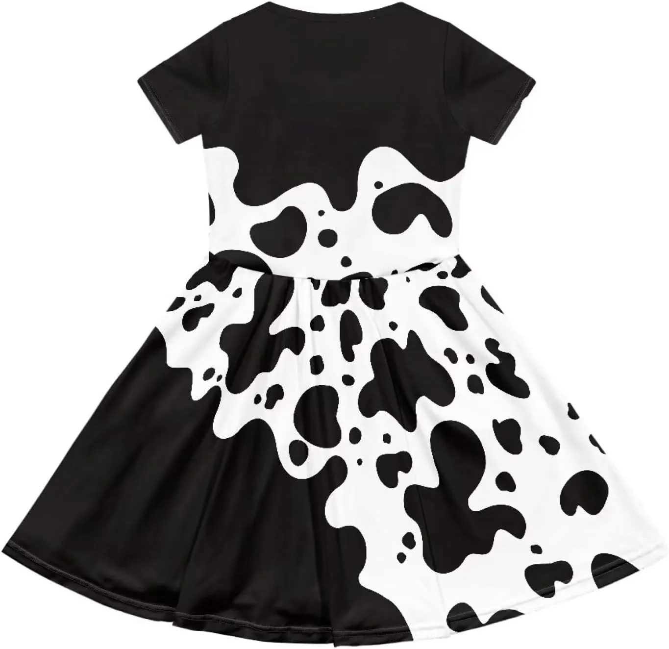 Casual Short Sleeve Dresses for Teen Girls Cute Skater Dresses Summer Outfits for 3-14 Years Old
