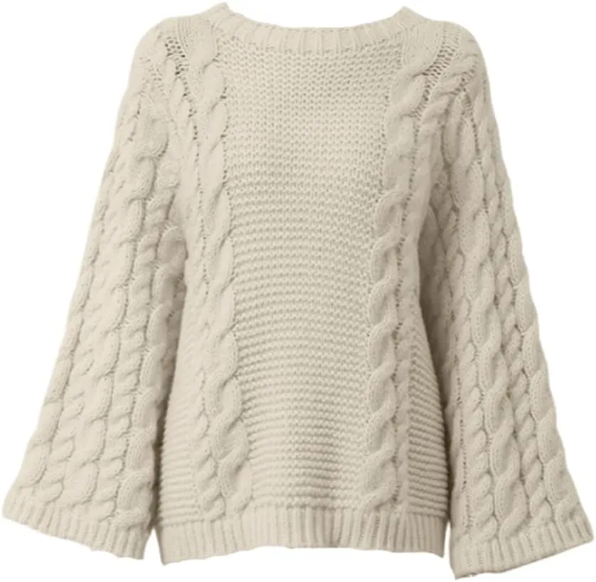 Chunky Sweater Women Oversized Sweater Chunky Cable Knit Sweater Knitted Sweater Pullover Trendy Fall Essentials