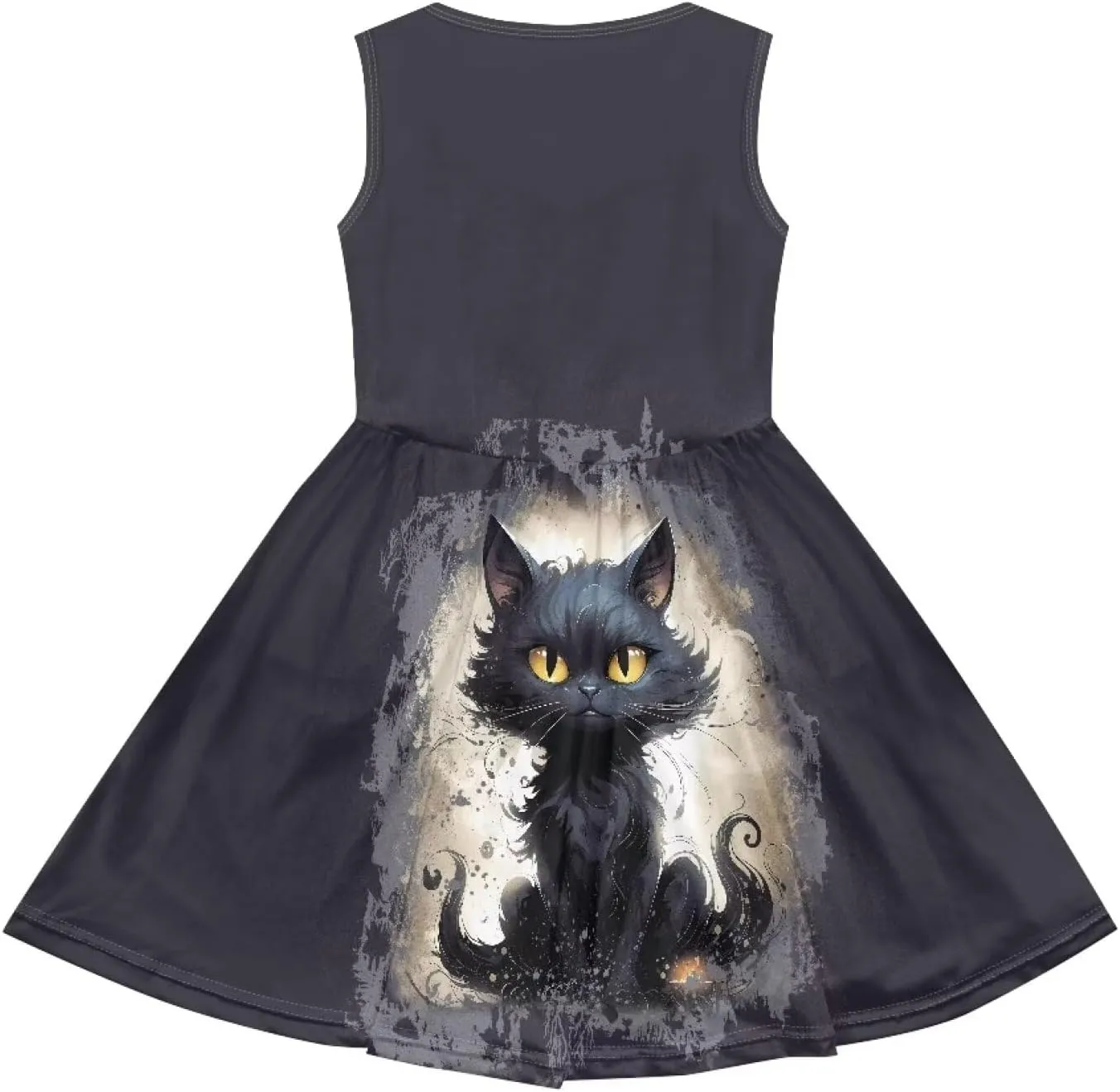 Dresses for Girls 2-14 Kids Summer Beach Sundress Casual Flared Skater Dress A Line School Party Dresses