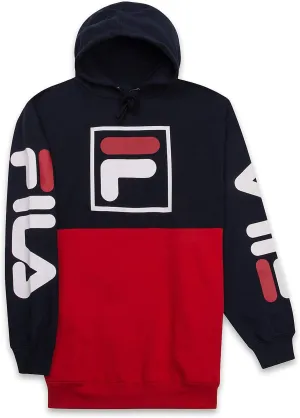Fila Big and Tall Hoodie for Men  Fleece Mens Hoodie, Sweatshirt for Men