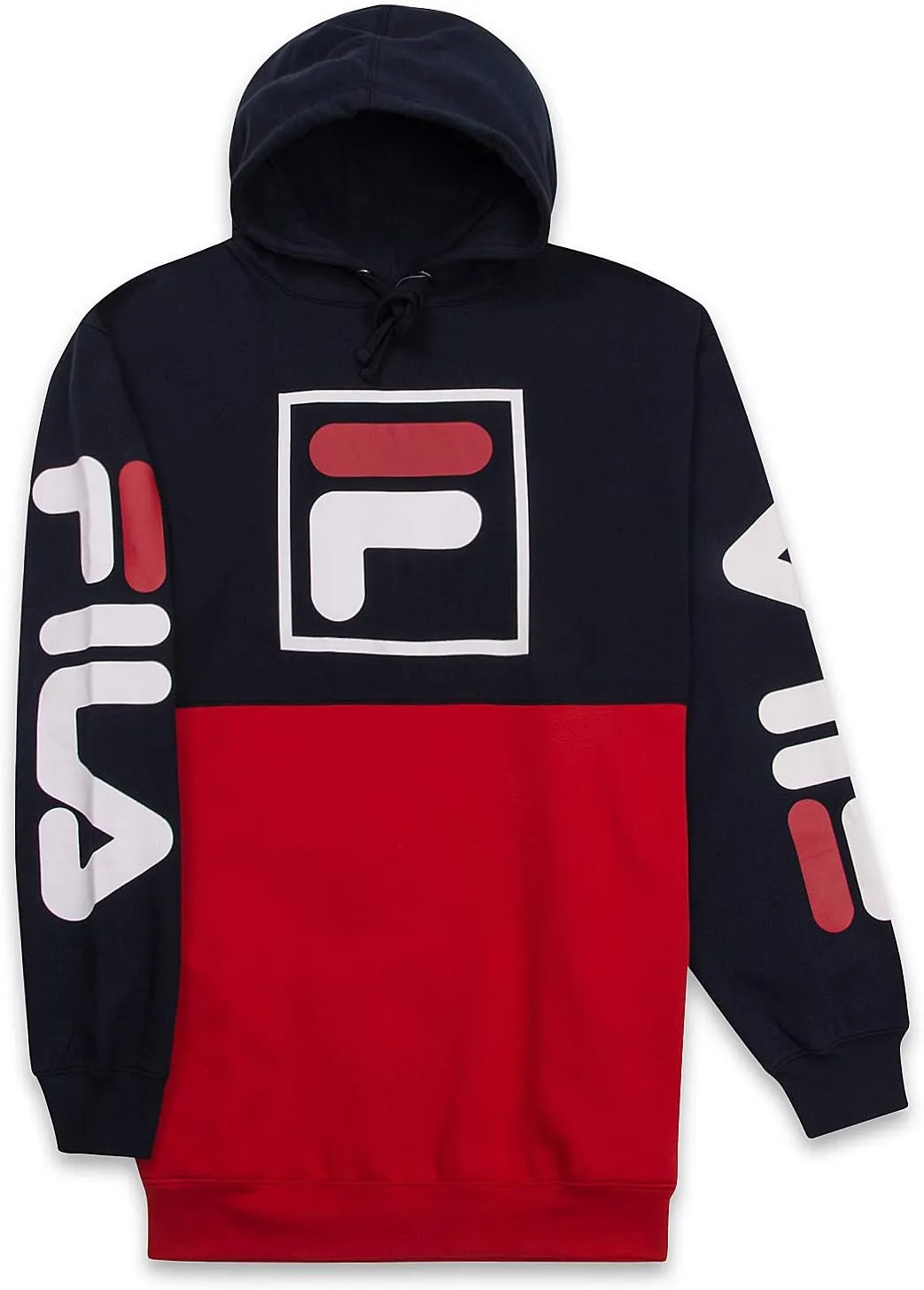 Fila Big and Tall Hoodie for Men  Fleece Mens Hoodie, Sweatshirt for Men