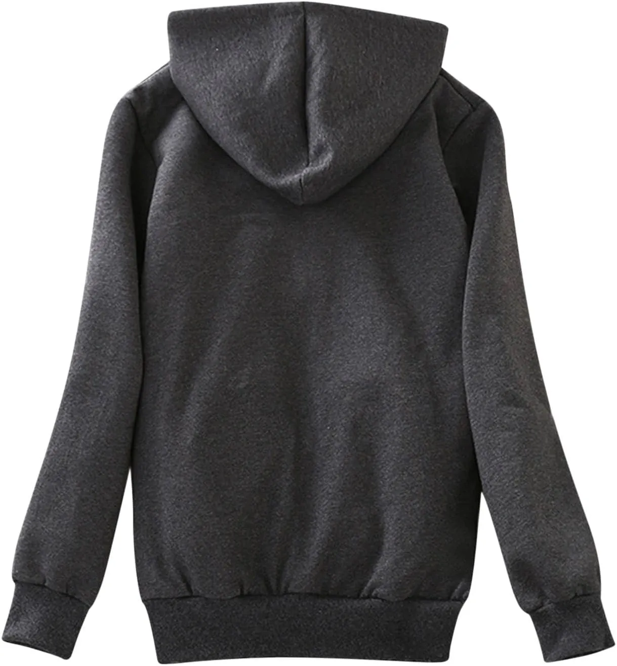 Fleece Sherpa Lined Hoodies for Women Casual Sherpa Hoodie Women Solid Warm Zip Up Hooded Sweatshirt Plus Size