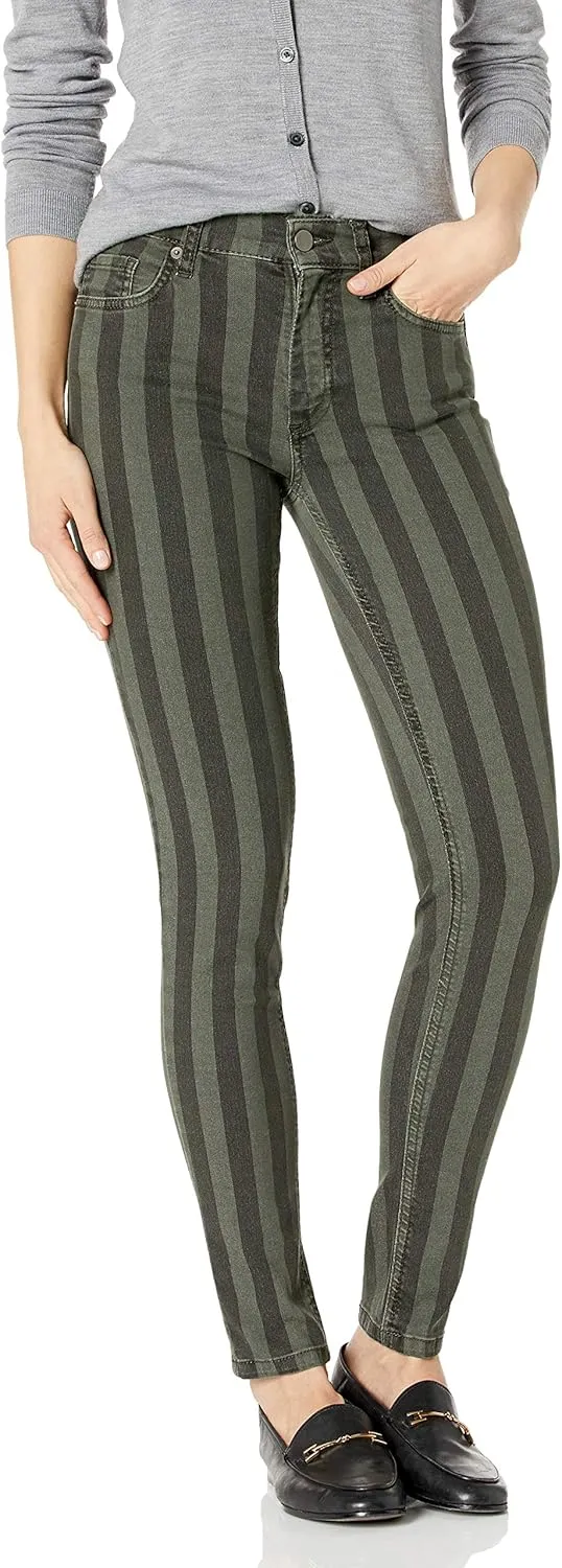 French Connection Women's Stripey Stretch Denim Jeans