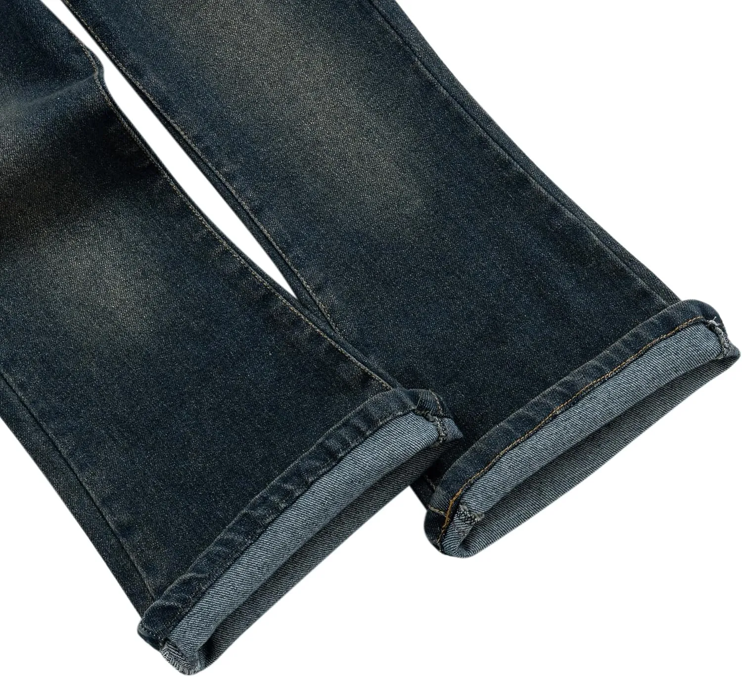 Girls Flare Leg Bell Bottom Jeans Kids Vintage Slim Fit Stretchy Bootcut Denim Pants