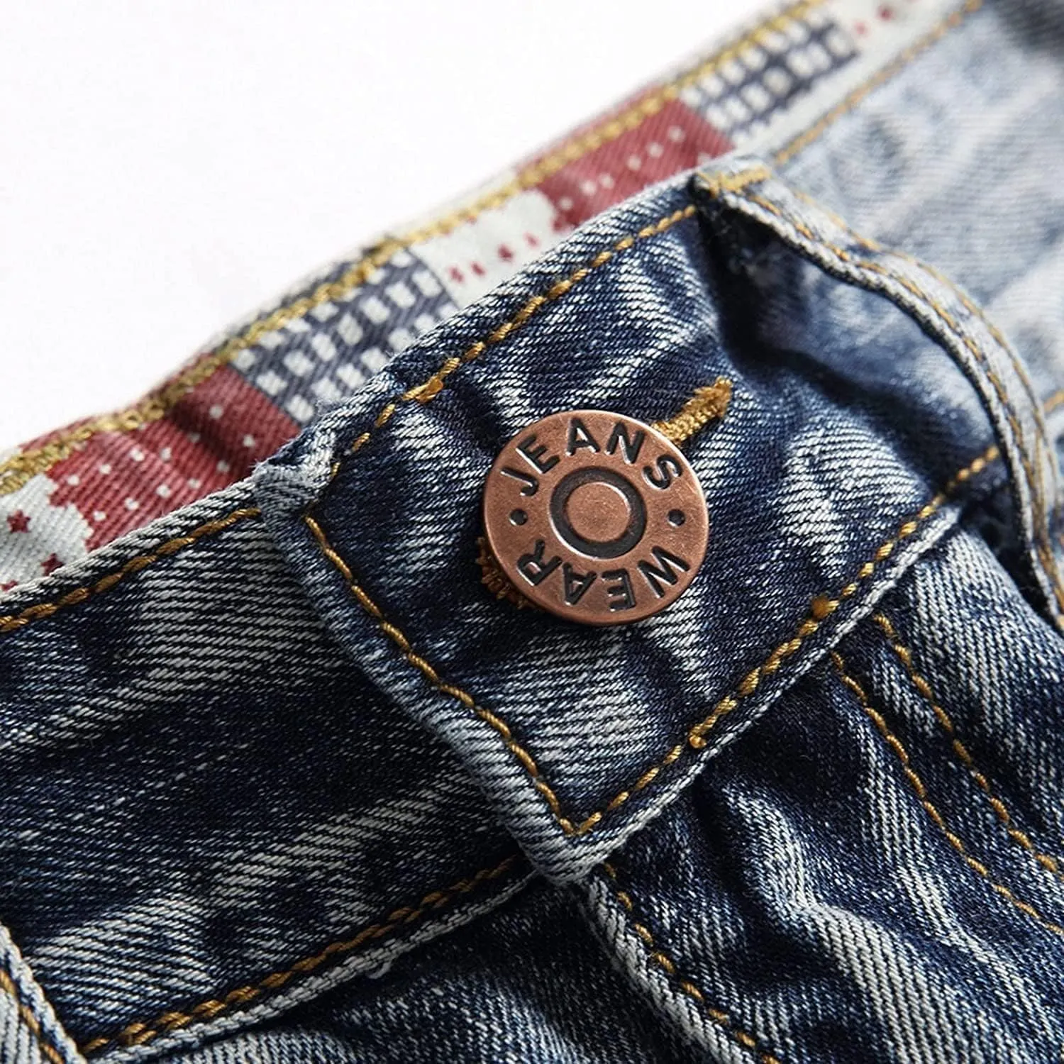 Jeans Men Slim Fit Stretch Jeans Regular Fit Straight Leg Denim Modern Men Boys Trousers Cut Basic Washed Mens Jeans