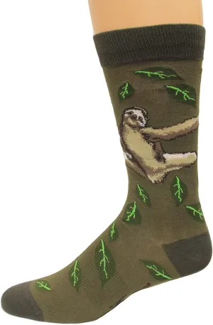 K. Bell Men's Casual Animal Novelty Crew Socks
