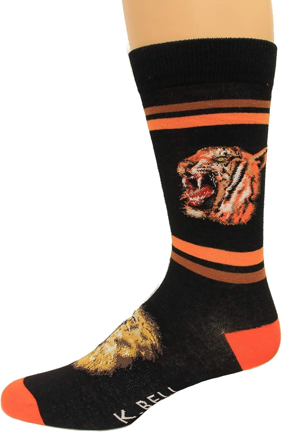 K. Bell Socks Men's Casual Animal Novelty Crew Socks