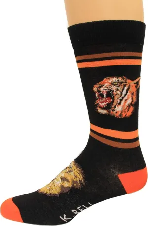 K. Bell Socks Men's Casual Animal Novelty Crew Socks