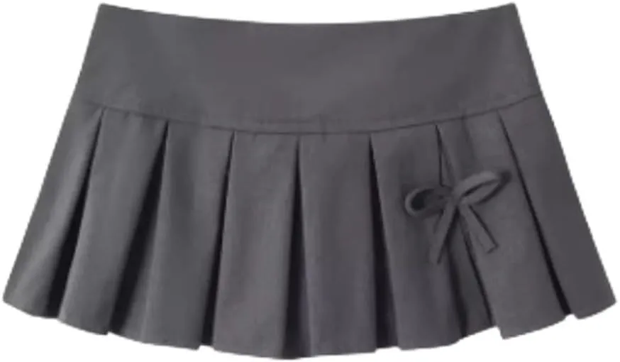 Low Waist Mini Skirts for Women Y2K Mini Skirt Pleated Skirts Y2k Clothes Trendy Skort Coquette Clothes
