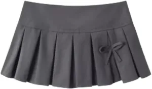 Low Waist Mini Skirts for Women Y2K Mini Skirt Pleated Skirts Y2k Clothes Trendy Skort Coquette Clothes