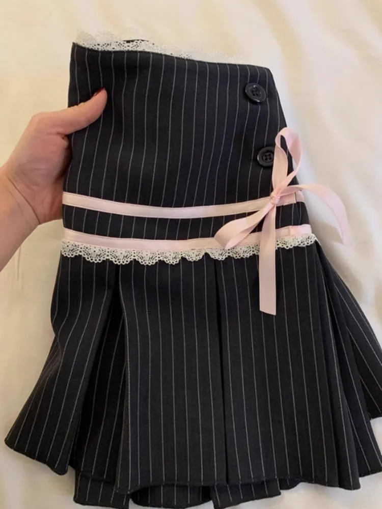 Low Waist Mini Skirts for Women Y2K Mini Skirt Pleated Skirts Y2k Clothes Trendy Skort Coquette Clothes