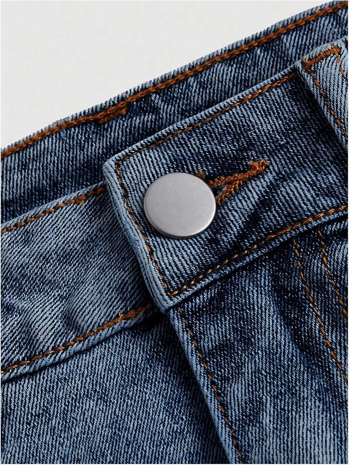 MakeMeChic Women's Denim Skirt High Waist Bow Pocket Bodycon Y2K Mini Jean Skirts