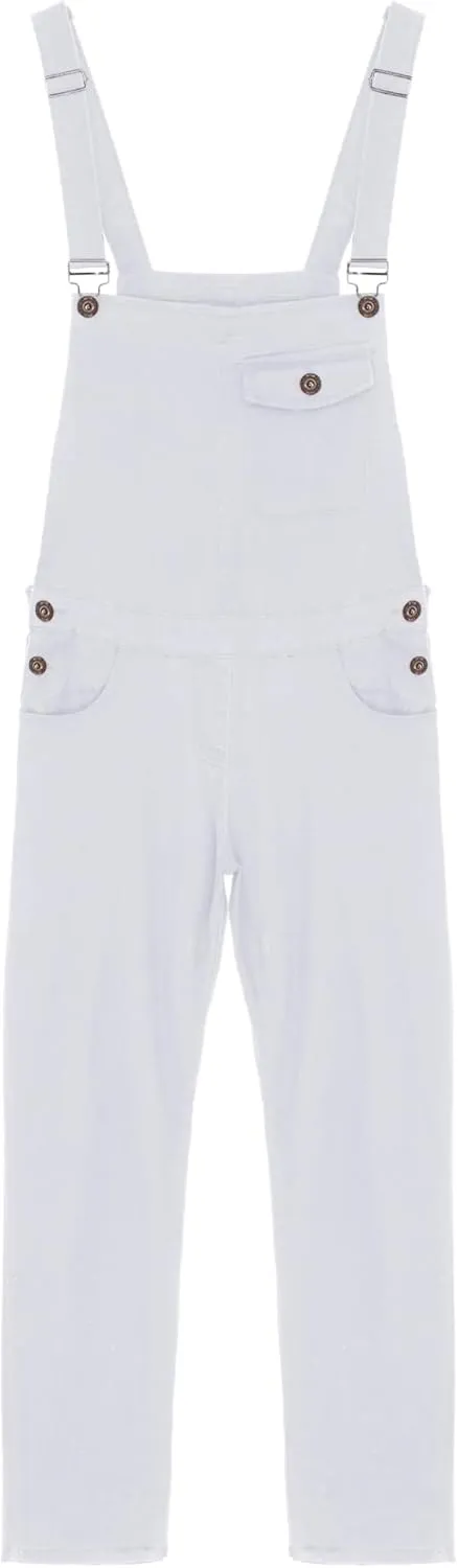 Mens Denim Bib Jumpsuit Relaxed Fit Jeans Overall Fashion Adjujstable Strap Coveralls Workwear