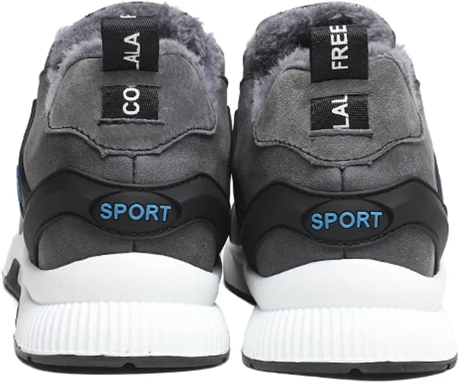 Men's Elevator Sneakers Invisible Height Increasing Leather Upper Lace up Fashion Sneakers