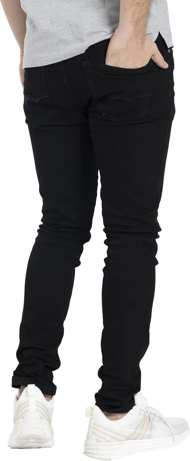 Men's Jeans Pants Slim Fit Super Flex Denim Stretch Comfortable Everyday Wear Classic 5-Pocket Design 28W-40W