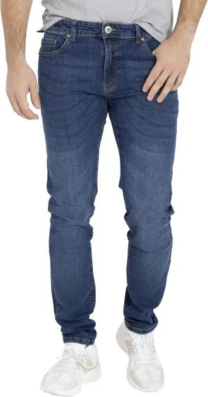 Men's Jeans Pants Slim Fit Super Flex Denim Stretch Comfortable Everyday Wear Classic 5-Pocket Design 28W-40W