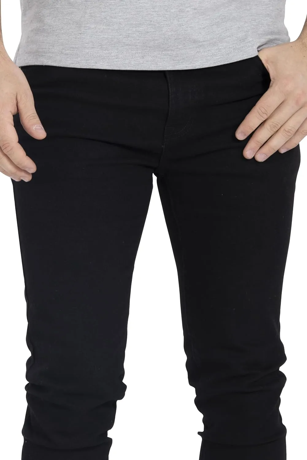 Men's Jeans Pants Slim Fit Super Flex Denim Stretch Comfortable Everyday Wear Classic 5-Pocket Design 28W-40W