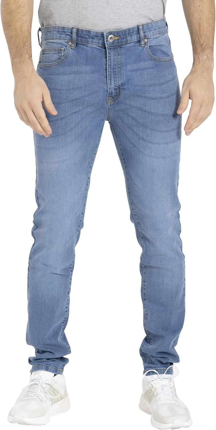Men's Jeans Pants Slim Fit Super Flex Denim Stretch Comfortable Everyday Wear Classic 5-Pocket Design 28W-40W