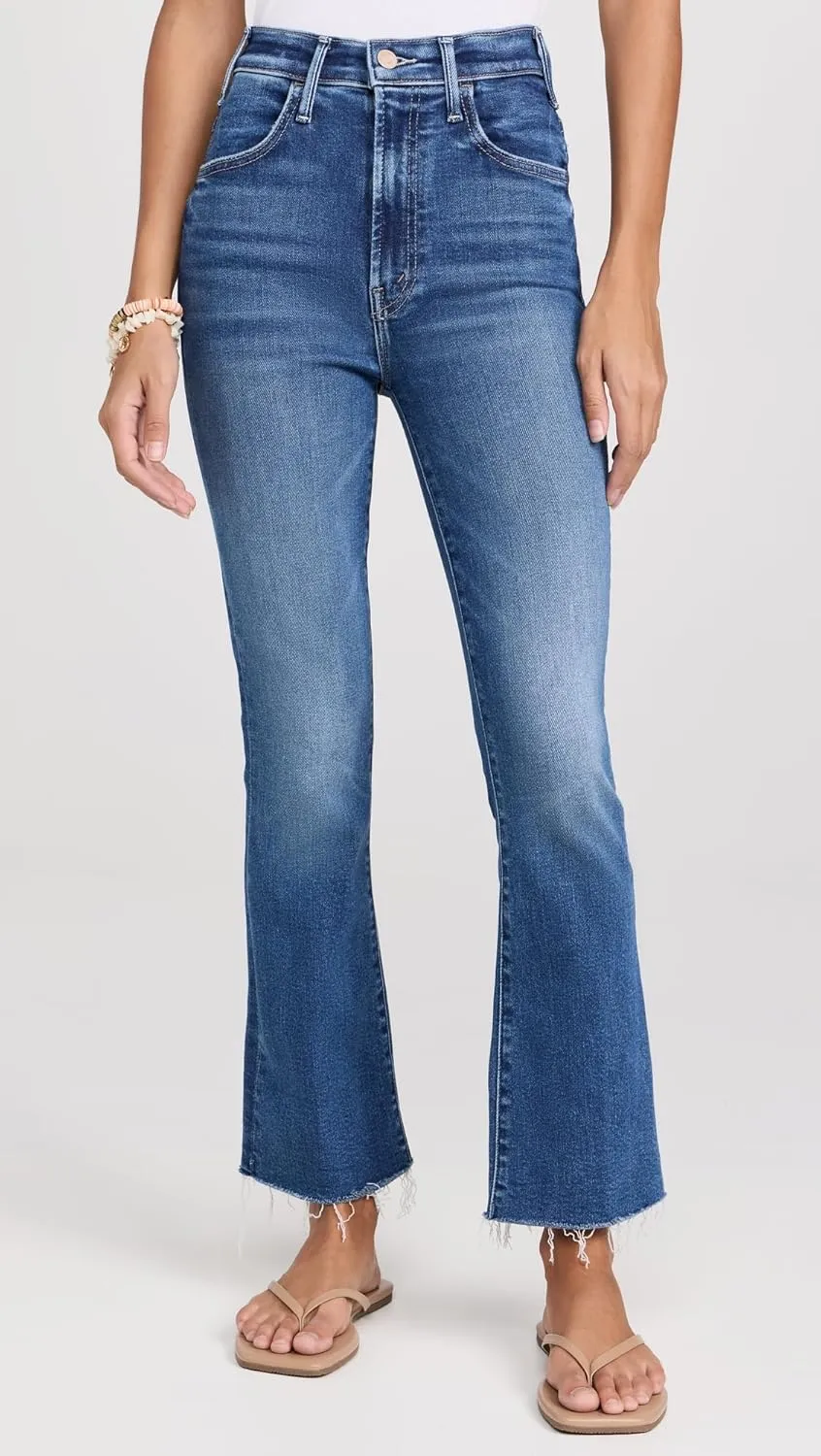 MOTHER Women's The Hustler Ankle Fray Jeans