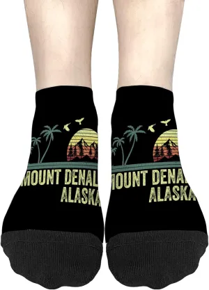Mount Denali Souvenir Alaska Sock For Women