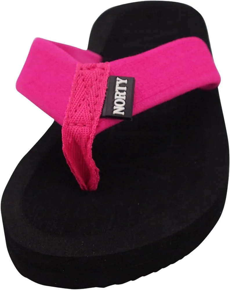 NORTY - Women's Thong Flip Flop Sandal for Beach, Pool or Everyday - Runs One Size Small