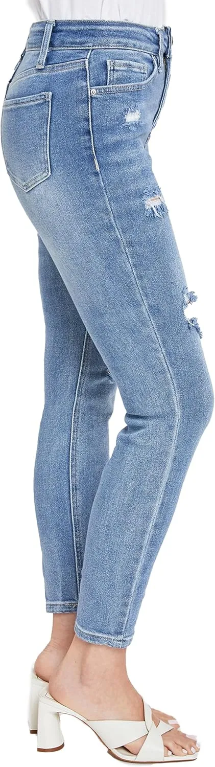 Royalty For Me Womens Women's Vintage Dream High Rise Skinny Jeans