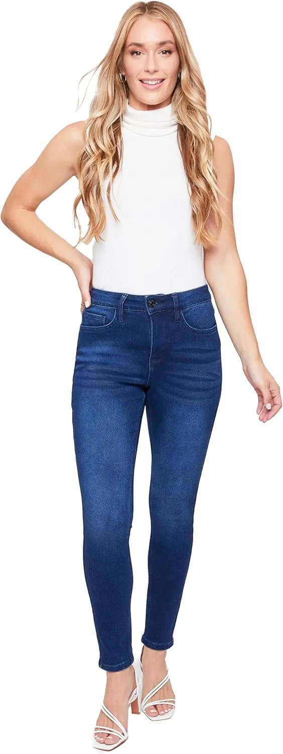 Royalty For Me Womens Women's Vintage Dream High Rise Skinny Jeans