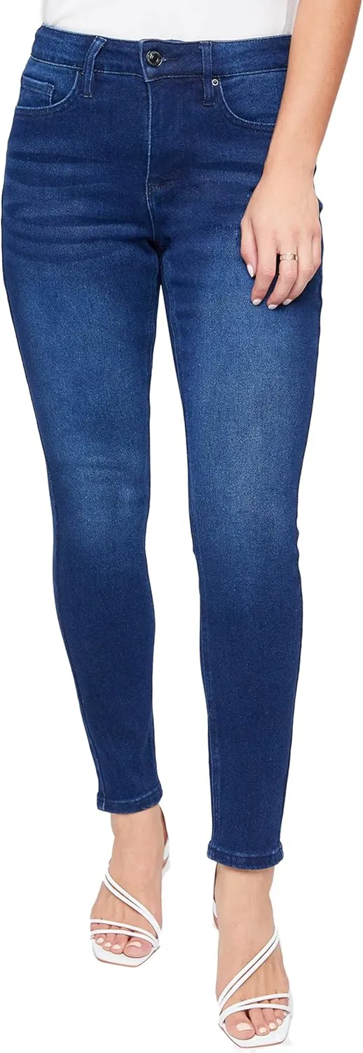Royalty For Me Womens Women's Vintage Dream High Rise Skinny Jeans