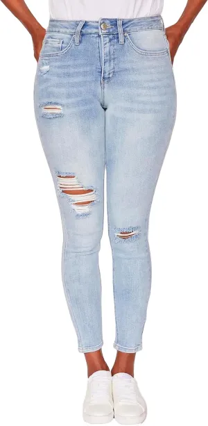 Royalty For Me Womens Women's Vintage Dream High Rise Skinny Jeans