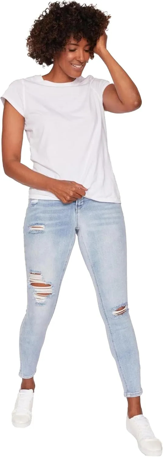 Royalty For Me Womens Women's Vintage Dream High Rise Skinny Jeans