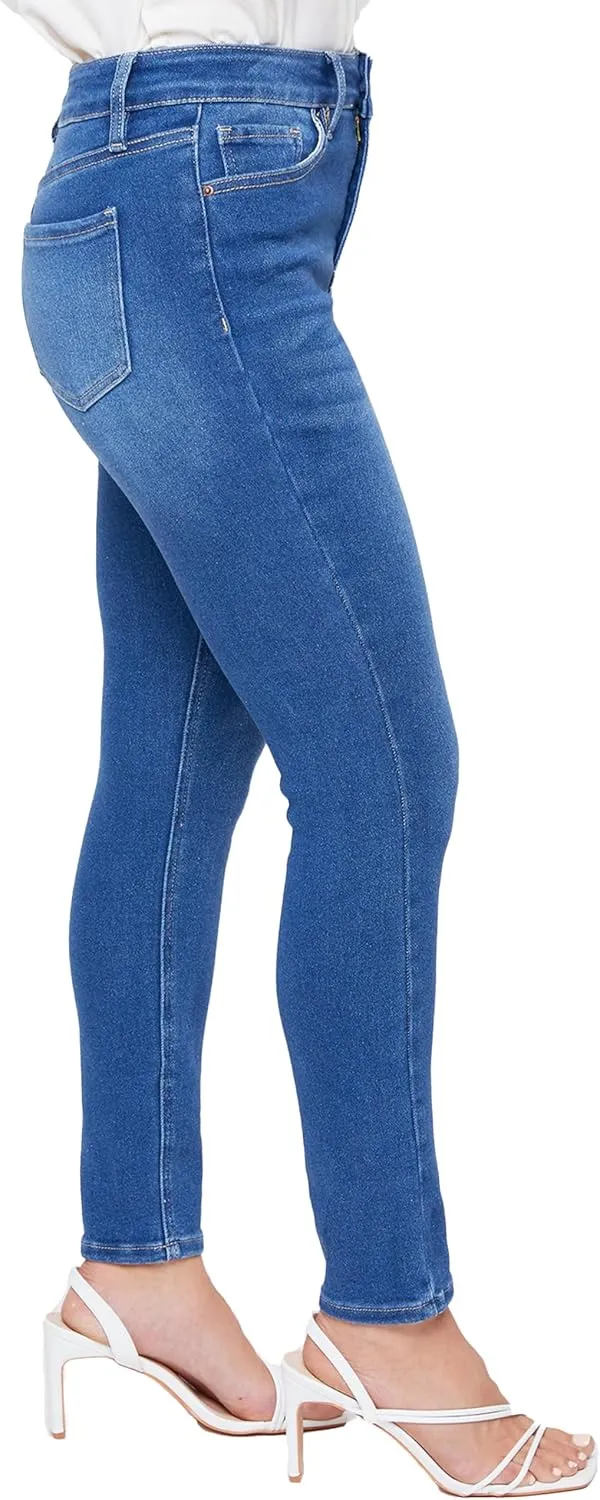 Royalty For Me Womens Women's Vintage Dream High Rise Skinny Jeans