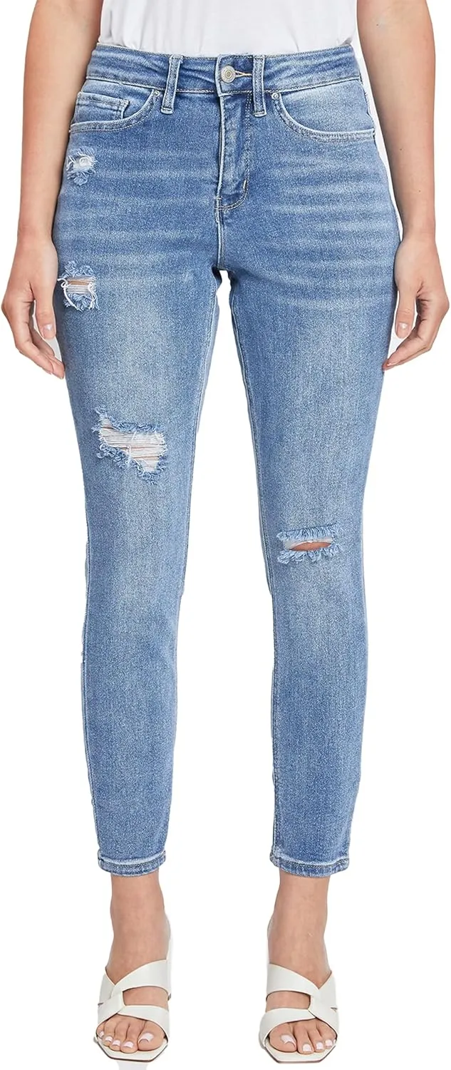 Royalty For Me Womens Women's Vintage Dream High Rise Skinny Jeans