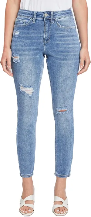 Royalty For Me Womens Women's Vintage Dream High Rise Skinny Jeans