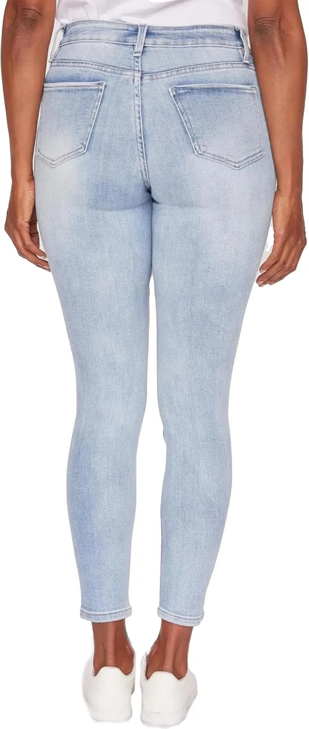 Royalty For Me Womens Women's Vintage Dream High Rise Skinny Jeans