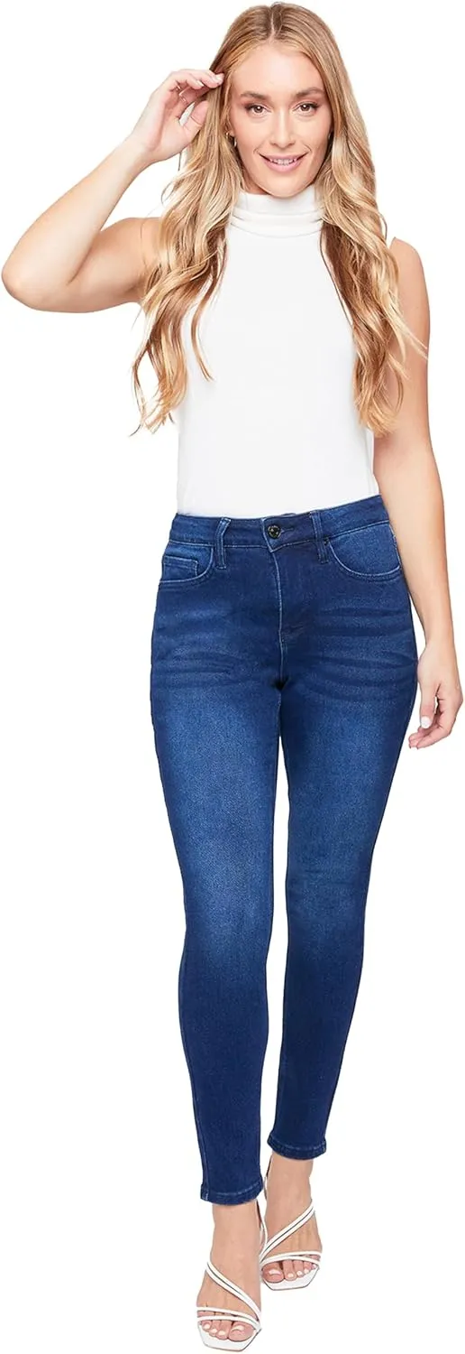 Royalty For Me Womens Women's Vintage Dream High Rise Skinny Jeans