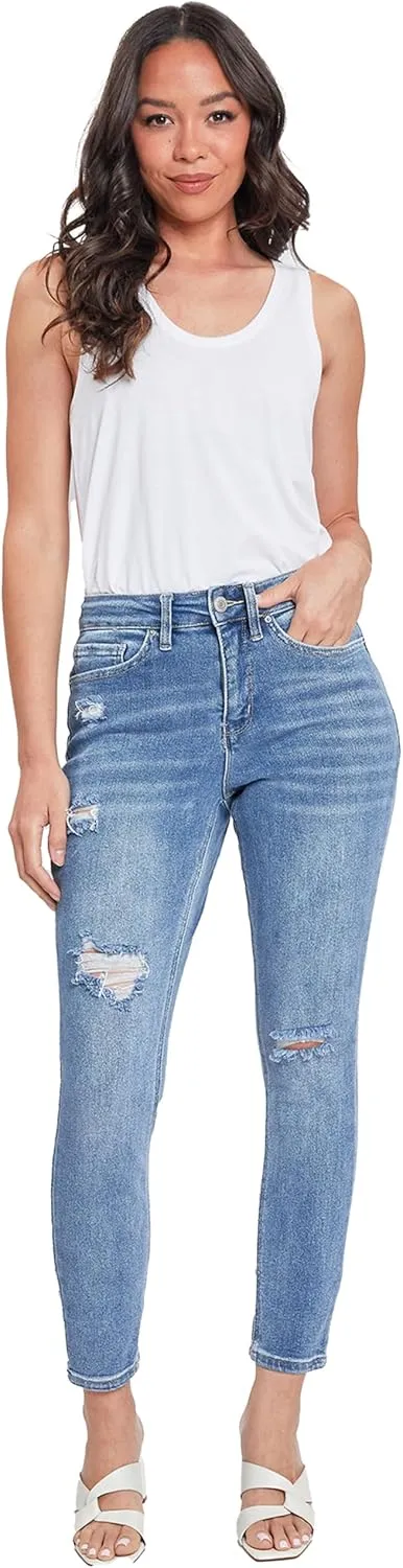 Royalty For Me Womens Women's Vintage Dream High Rise Skinny Jeans