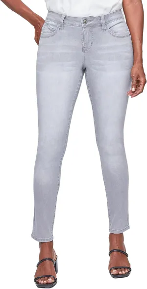 Royalty For Me Womens Women's Wannabettabutt Mid-Rise Regular Hem Skinny Sustainable JeanPants