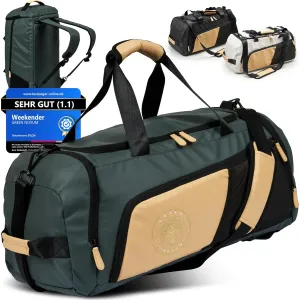 Sports Bag Men Women Travel Bag 42L  Swimming Bag   Backpack Training Bag with Shoe Compartment Weekender Duffel Bag Sauna Bag Sports Fitness Gym Bag with Backpack Function Laptop Compartment,
