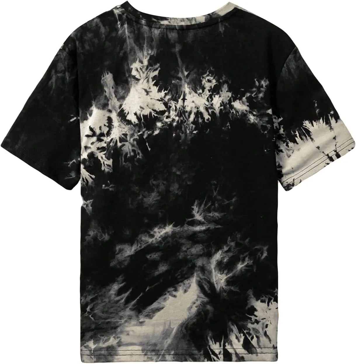 SweatyRocks Boy's Graphic T Shirts Crewneck Short Sleeve Tie Dye Casual Tee Top