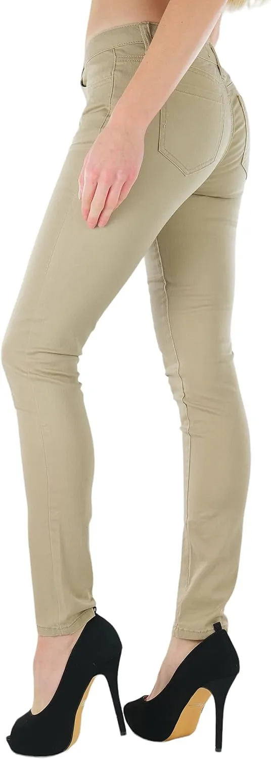 ToBeInStyle Womens Basic Timeless Classic Everyday Denim Skinny Jeans
