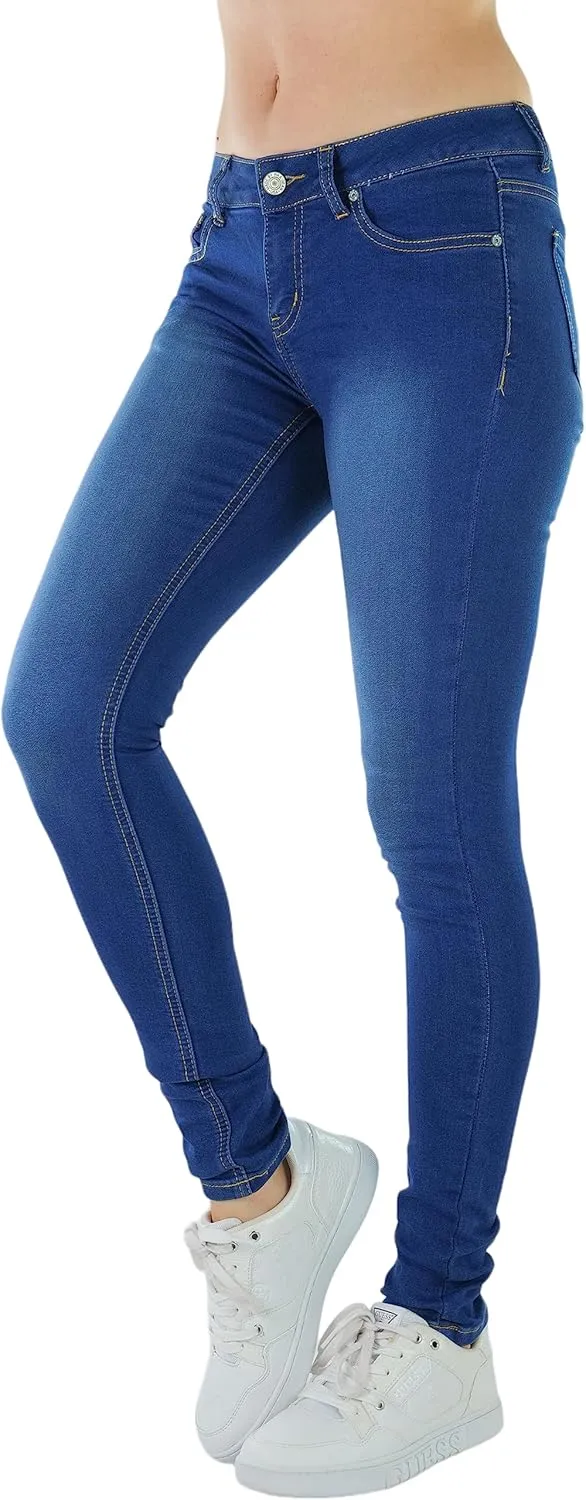 ToBeInStyle Womens Basic Timeless Classic Everyday Denim Skinny Jeans