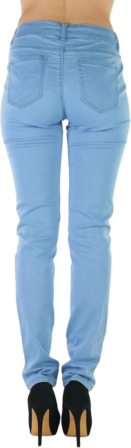 ToBeInStyle Womens Basic Timeless Classic Everyday Denim Skinny Jeans