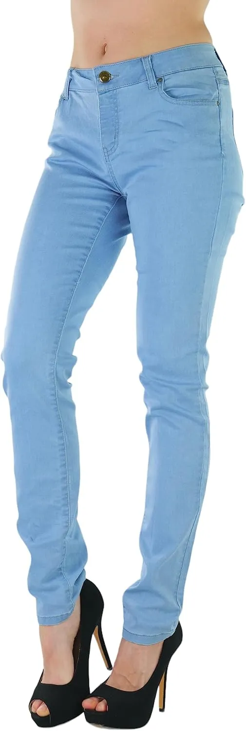 ToBeInStyle Womens Basic Timeless Classic Everyday Denim Skinny Jeans