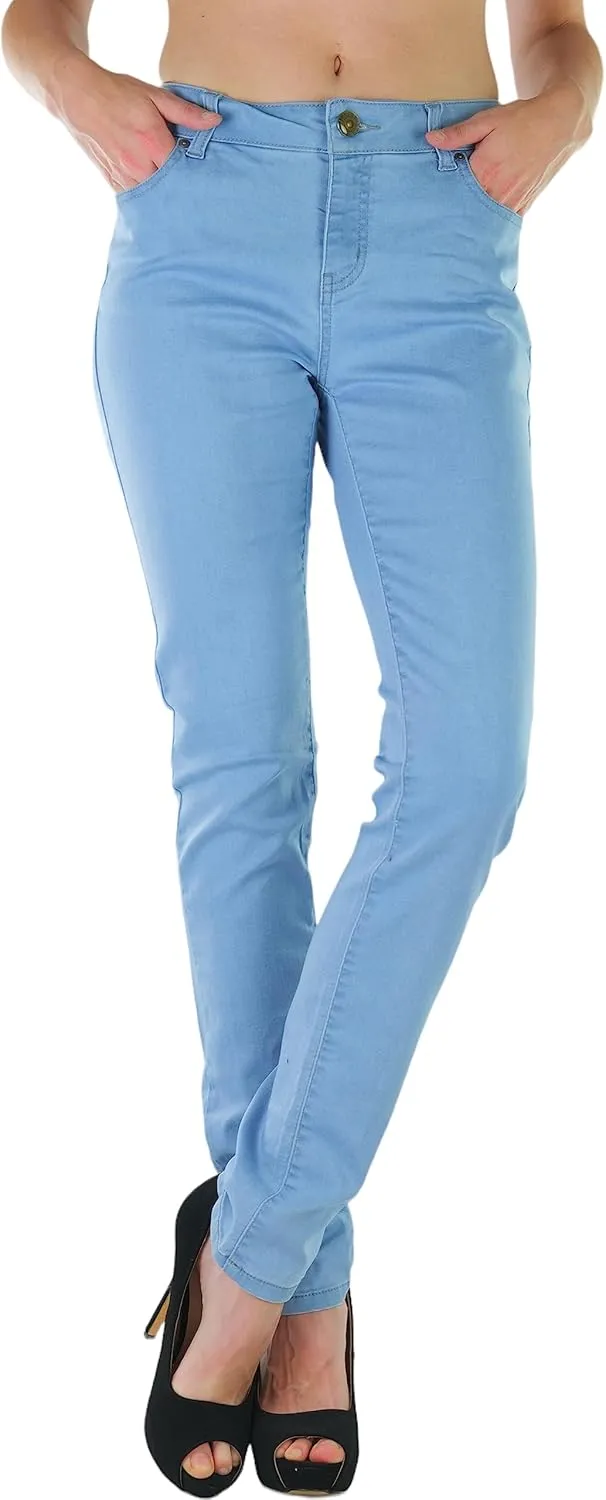 ToBeInStyle Womens Basic Timeless Classic Everyday Denim Skinny Jeans