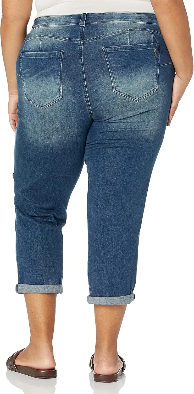 Vintage America Blues Women's Fab Body Sculpt Crop Skinny Jean