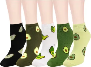 Violet Mist Ankle Socks for Women Girls Funny Novelty Patterned Low Cut Socks Cute Frilly Short Sock Casual Ankle High Sock