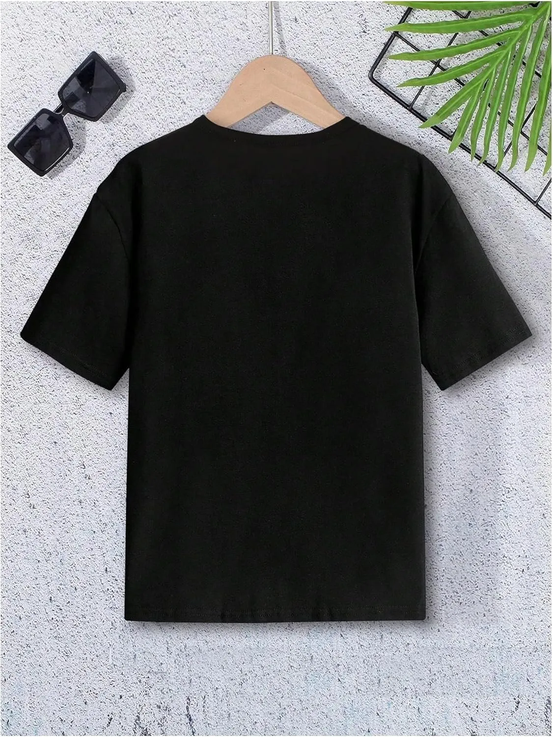 WDIRARA Boy's Cross Graphic T Shirt Short Sleeve Crew Neck Tee Casual Top