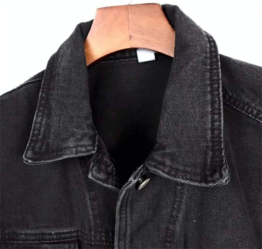 Women Winter Casual Harajuku Streetwear Boyfriend Jean Jacket Bomber Jacket Outwear