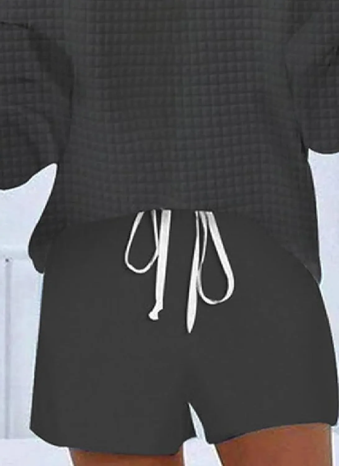 Women's 2025 Spring Fashion Striped 2 Piece Outfits Long Sleeve Sweatsuits Sets Hoodies with Short SweatPants Outfit